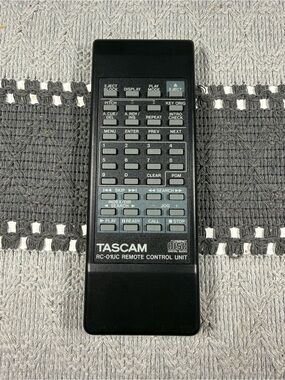 TASCAM RC-01UC Remote Control for CD-01U CD Player Tested Working OEM